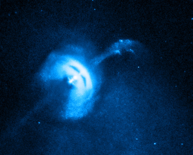 image of the Vela pulsar